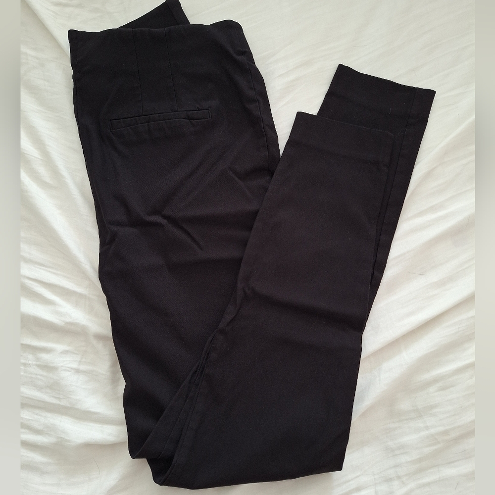 Reitmans The Iconic Black Straight-Leg Pull On Pants